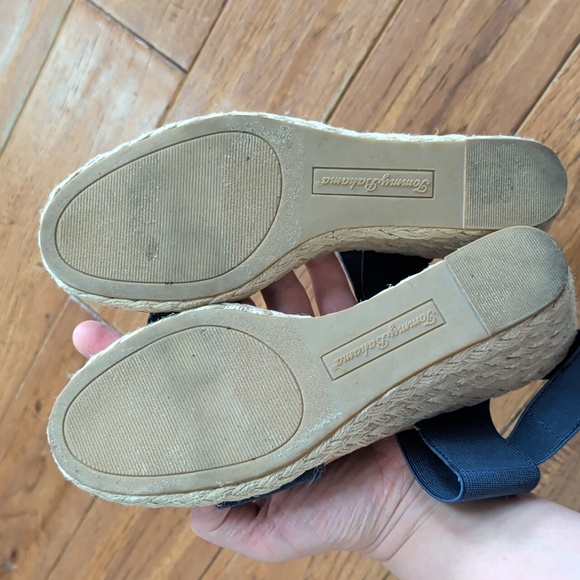 Tommy Bahama Sakura Women's Blue and Tan Wedge Espadrilles Sandals - Picture 6 of 8